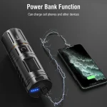 30000 mAh Japani Super Power Rechargeable Torch Light With Power Bank