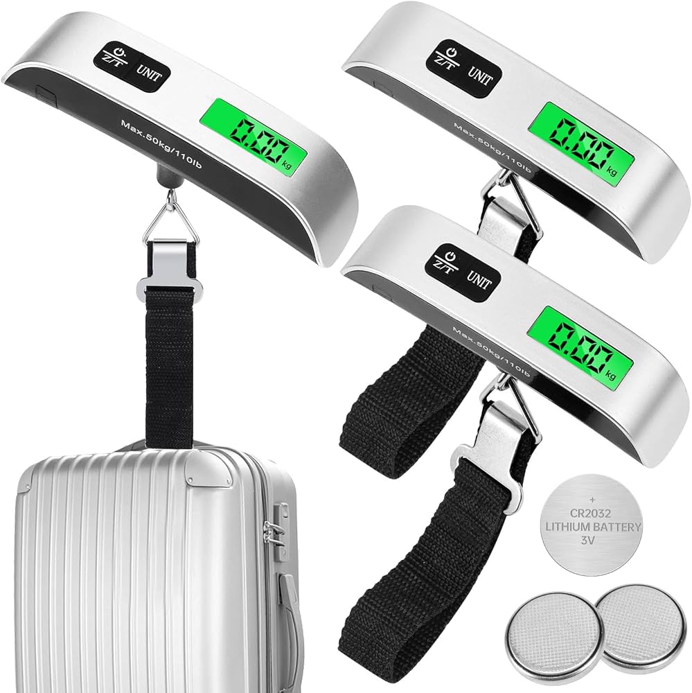 Digital Luggage Scale with Backlight, Electronic Portable Suitcase, Travel Weighing Scales Luggage Bag Hanging Digital Luggage Scale with Backlight, Electronic Portable Suitcase, Travel Weighing Scales Luggage Bag Hanging, -40%, 50kg, 110lb - Image 1